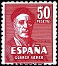 Spain 1947 Personajes 25 CTS Castaño Edifil 1016